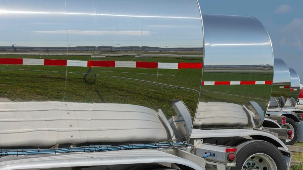 Best tanker load boards image of parked stainless steel tankers